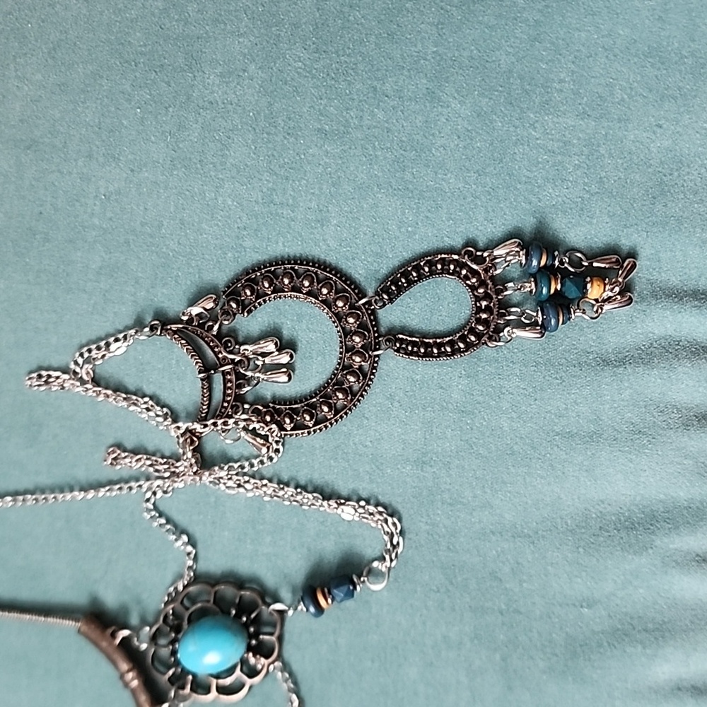 Long boho necklace - Picture 3 of 15